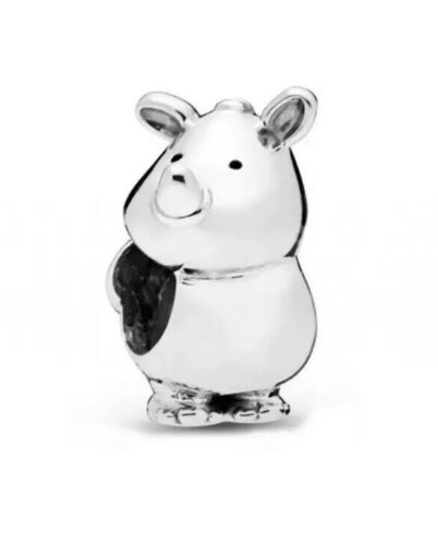 Rhino the Rhinoceros Charm Hallmarked S925 Sterling Silver