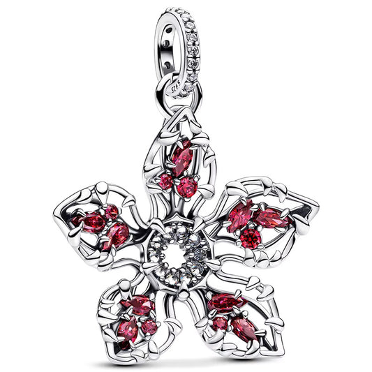 Stranger Things Demogorgon Large Dangle Charm Hallmarked S925 Sterling Silver