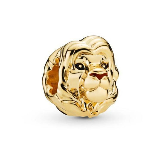 Disney The Lion King Simba Charm Hallmarked S925 Hallmarked Compatible Sterling Silver Charm