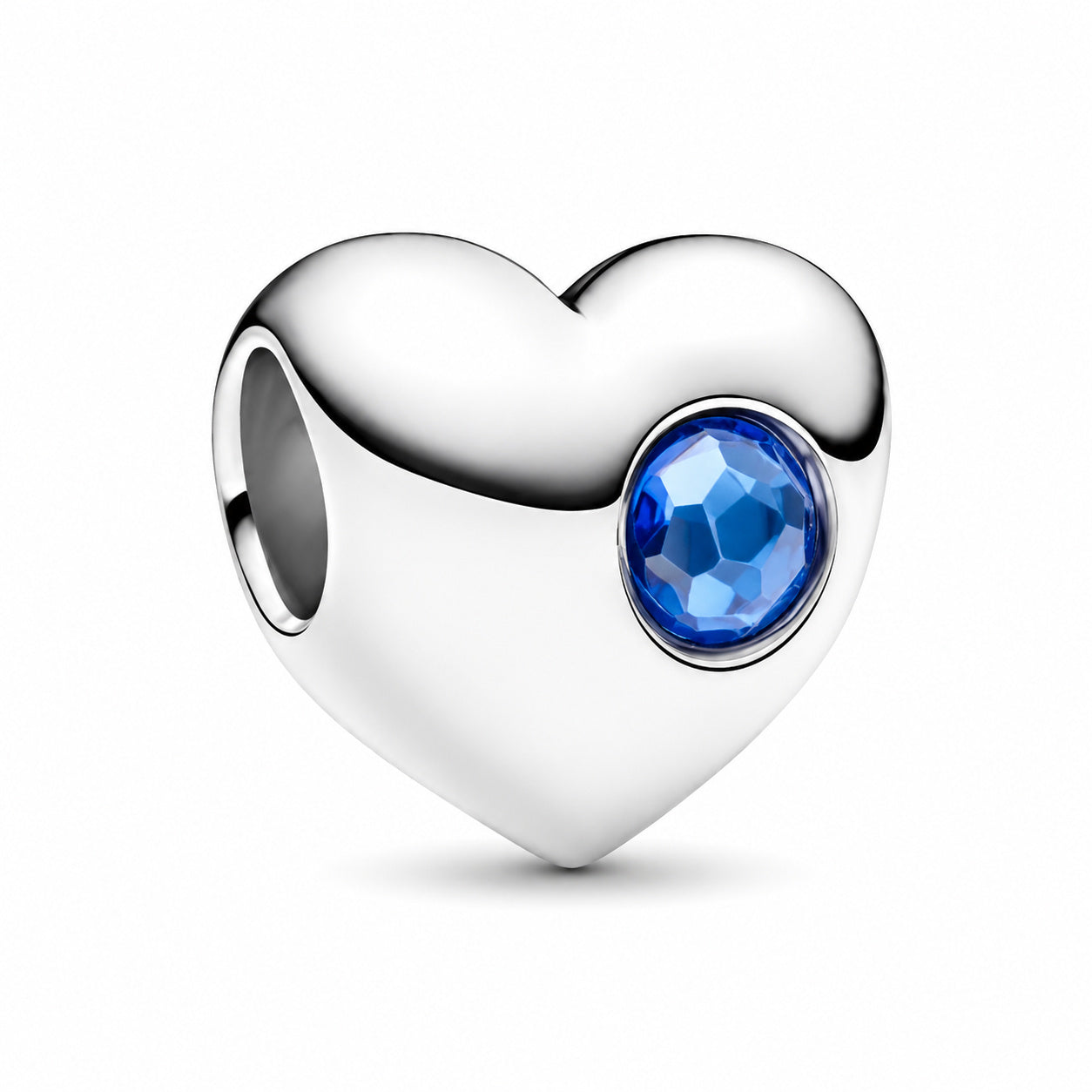 Birthstone Hearts Bracelet Charm S925 Sterling Silver