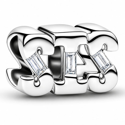 Sis Charm Hallmarked S925 Sterling Silver