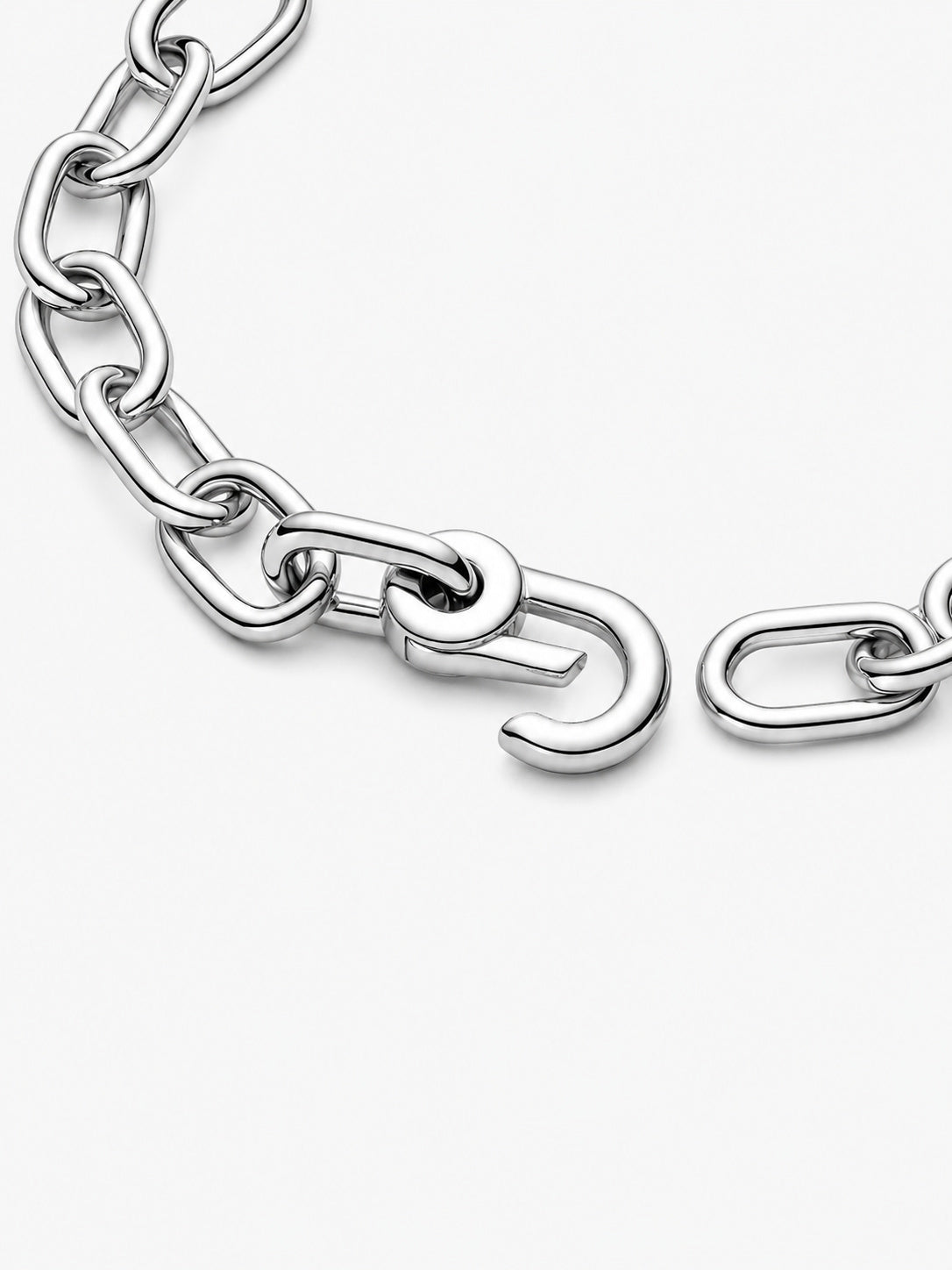 Small-Link Chain Bracelet Hallmarked S925 Sterling Silver