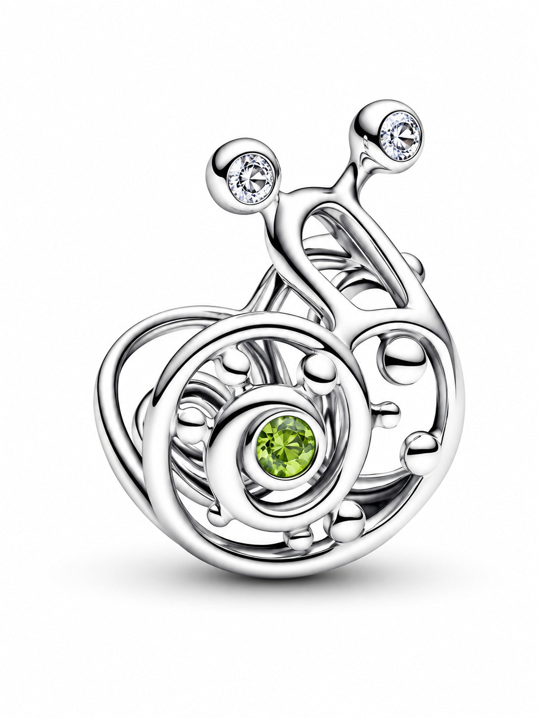 Openwork Snail Charm Hallmarked S925 Sterling Silver
