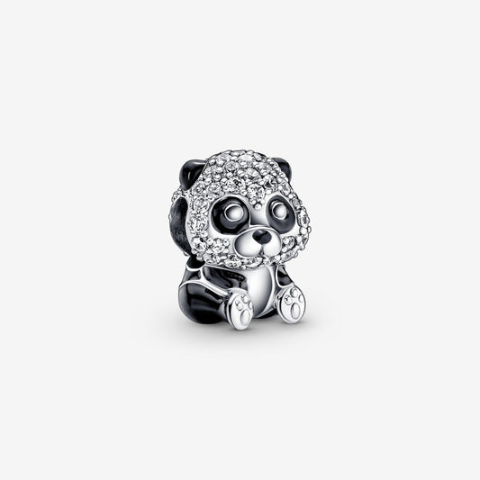 Cute Panda Charm Hallmarked S925 Sterling Silver