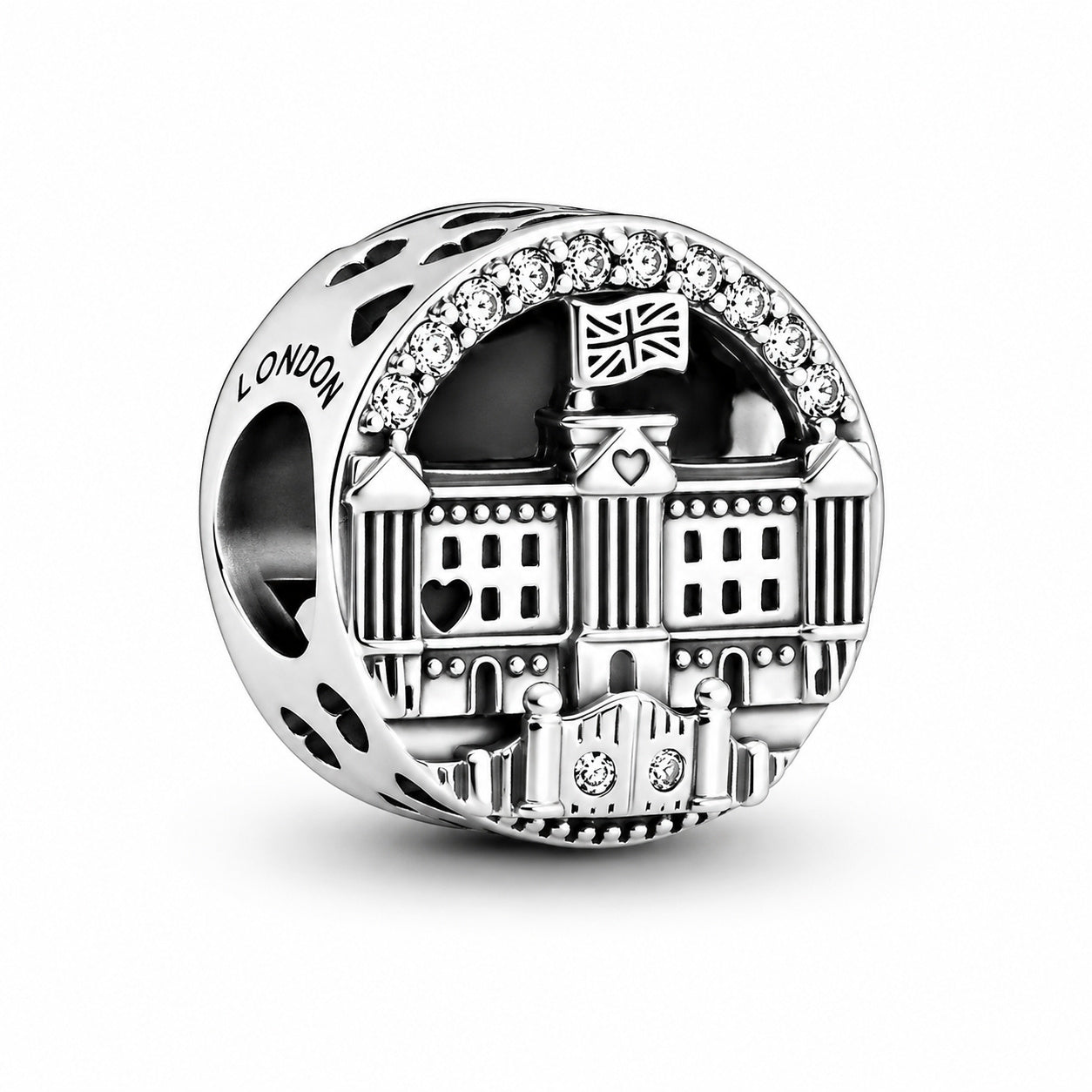 Sparkling Buckingham Palace Charm S925 Sterling Silver