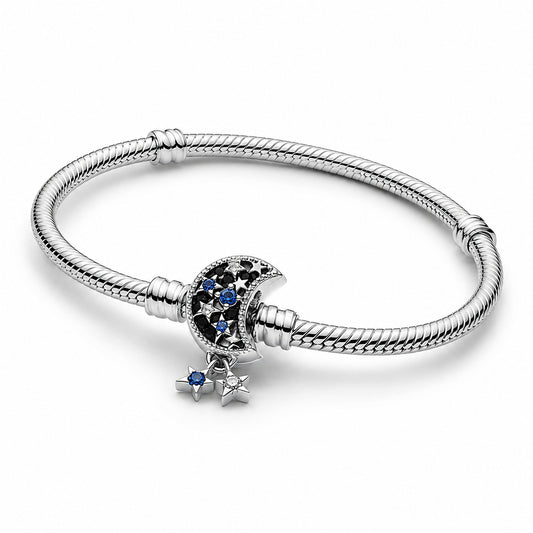 Stars & Crescent Moon Charm Bracelet