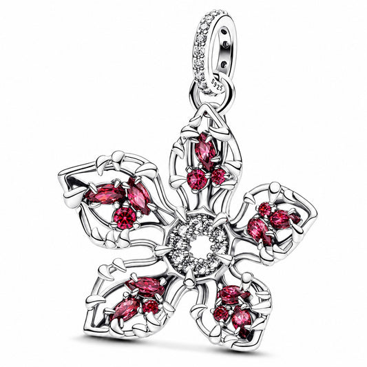Stranger Things Demogorgon Large Dangle Charm Hallmarked S925 Sterling Silver