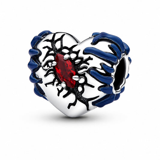 Stranger Things Glow-in-the-dark Heart Charm S925 Sterling Silver