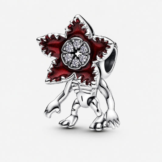 Stranger Things Moveable Demogorgon Charm S925 Sterling Silver