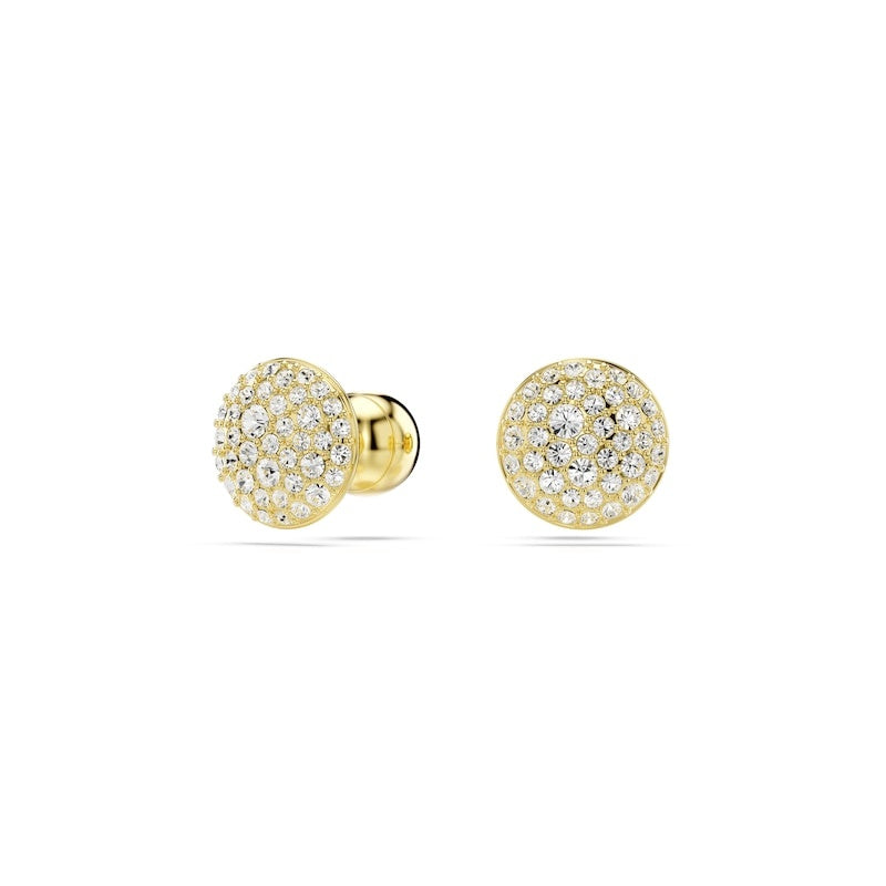 Golden sparkling Sterling Silver stud Earrings