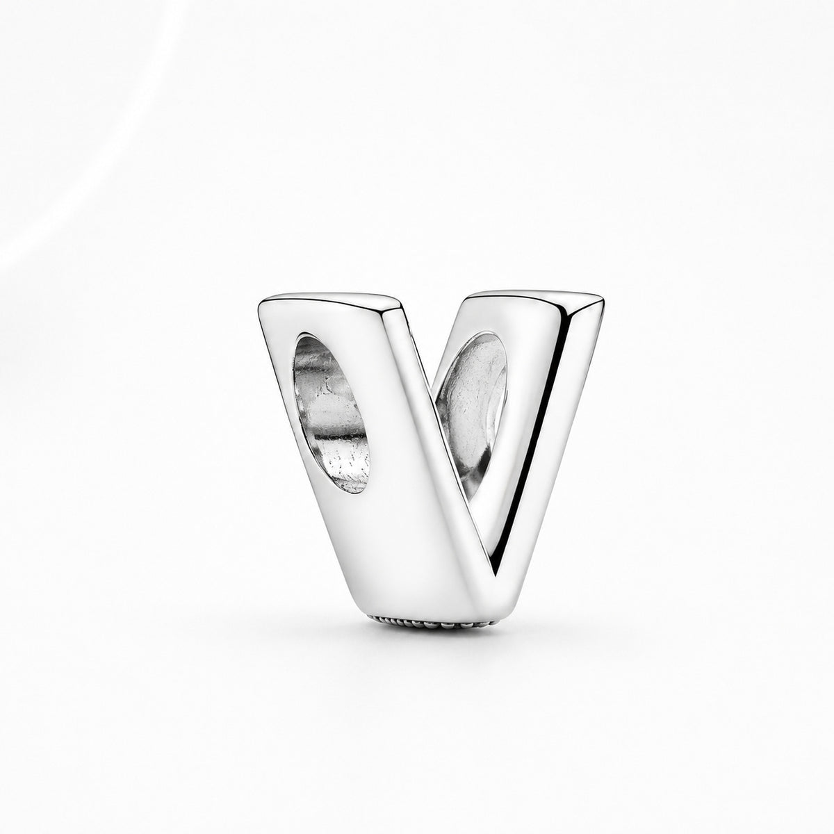 S925 Simple Alphabets A to Z Sterling Silver Charms Collection