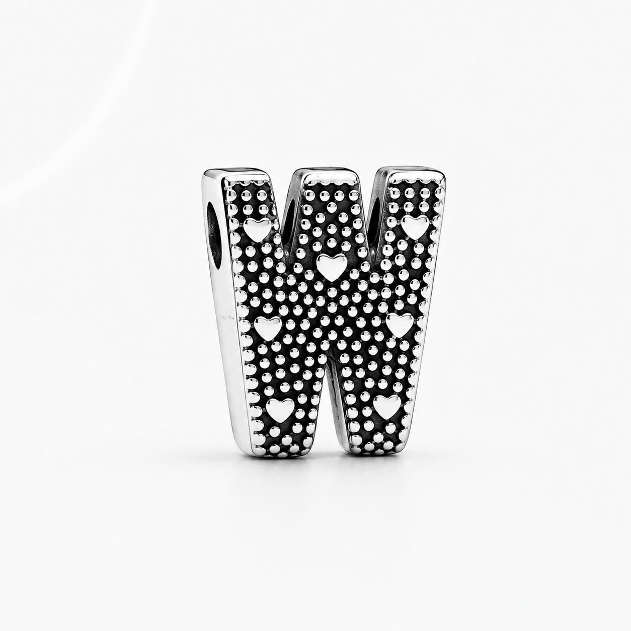 S925 Simple Alphabets A to Z Sterling Silver Charms Collection