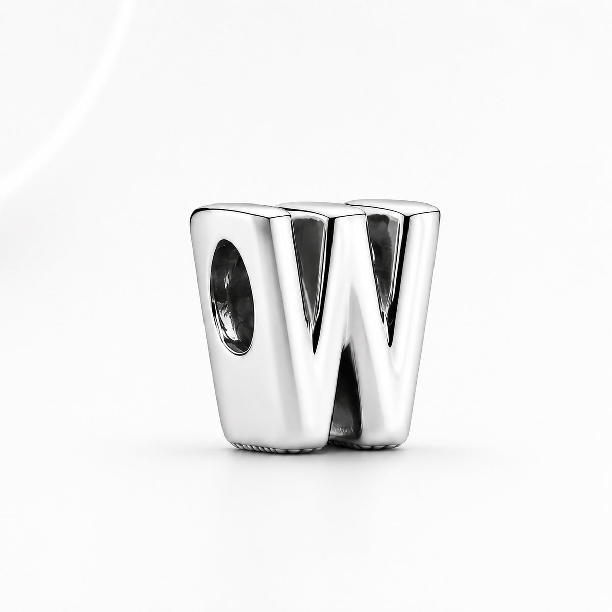 S925 Simple Alphabets A to Z Sterling Silver Charms Collection