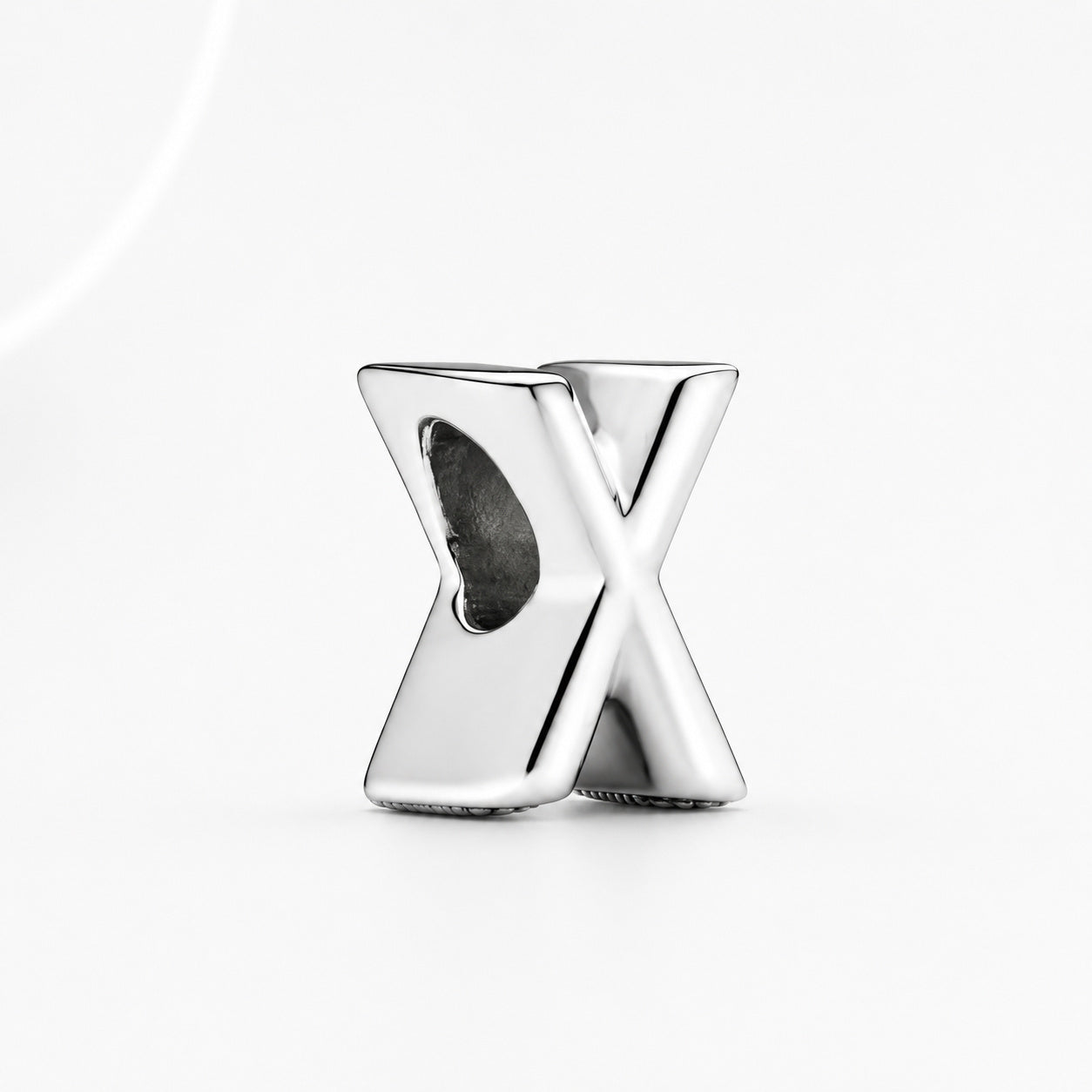 S925 Simple Alphabets A to Z Sterling Silver Charms Collection