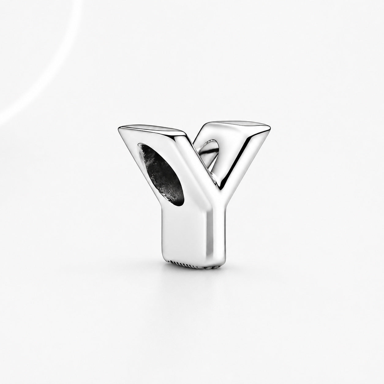 S925 Simple Alphabets A to Z Sterling Silver Charms Collection