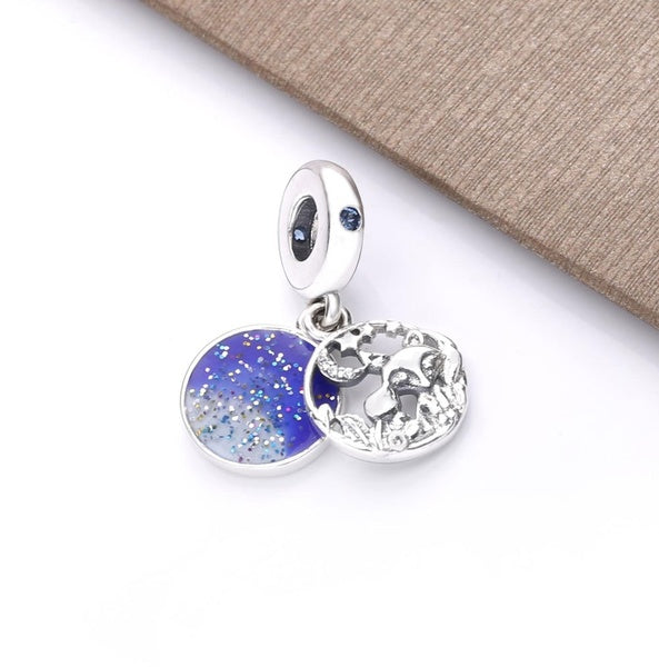 Fox & Rabbit Friendship Dangle Sterling Silver Charms Collection