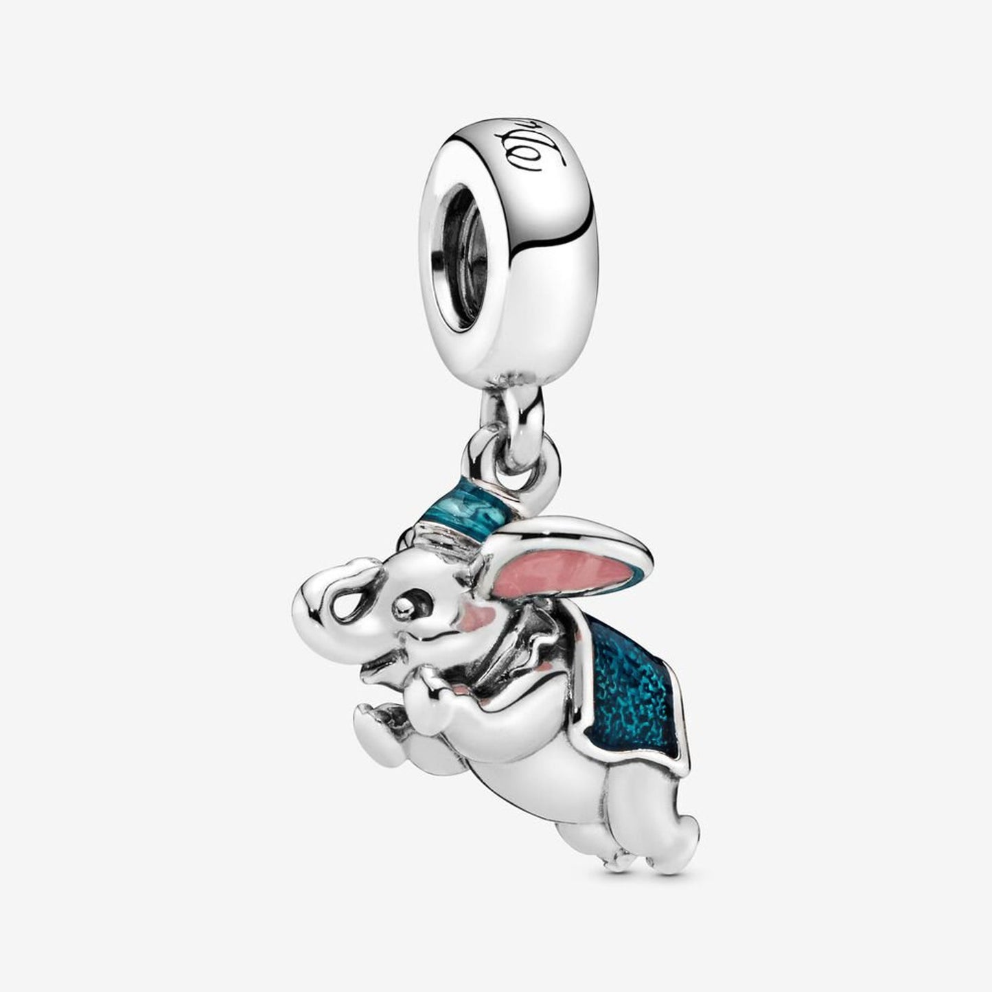 Disney Flying Dumbo Dangle Charm Hallmarked S925 Sterling Silver