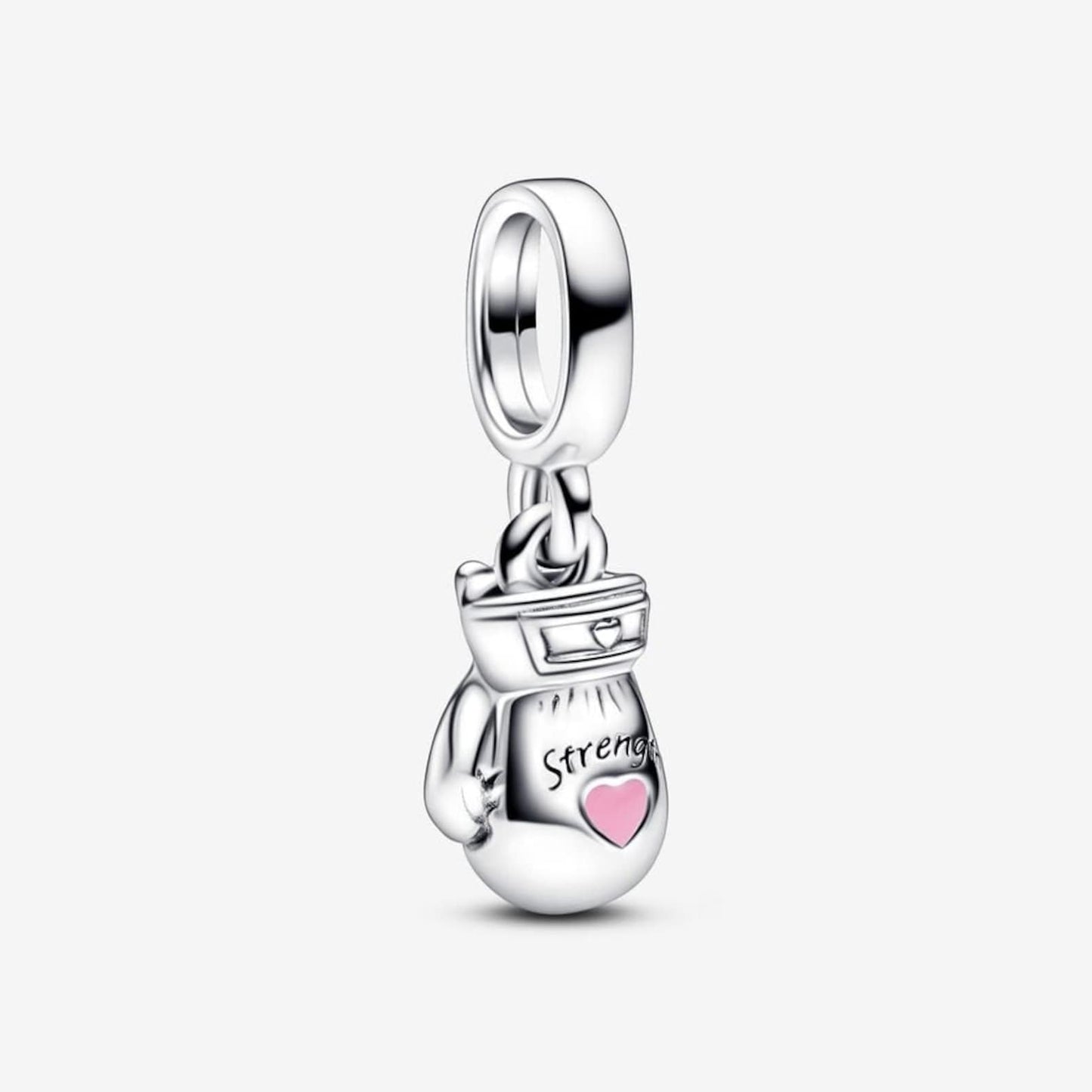 Boxing Glove Dangle Charm Hallmarked S925 Sterling Silver