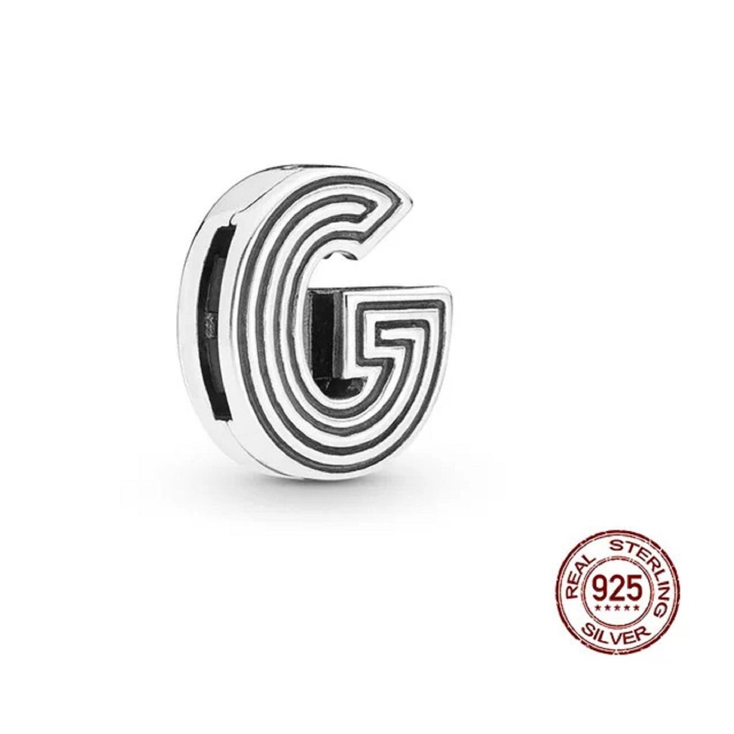 S925 Reflexion Alphabets A to Z Sterling Silver Charms Collection