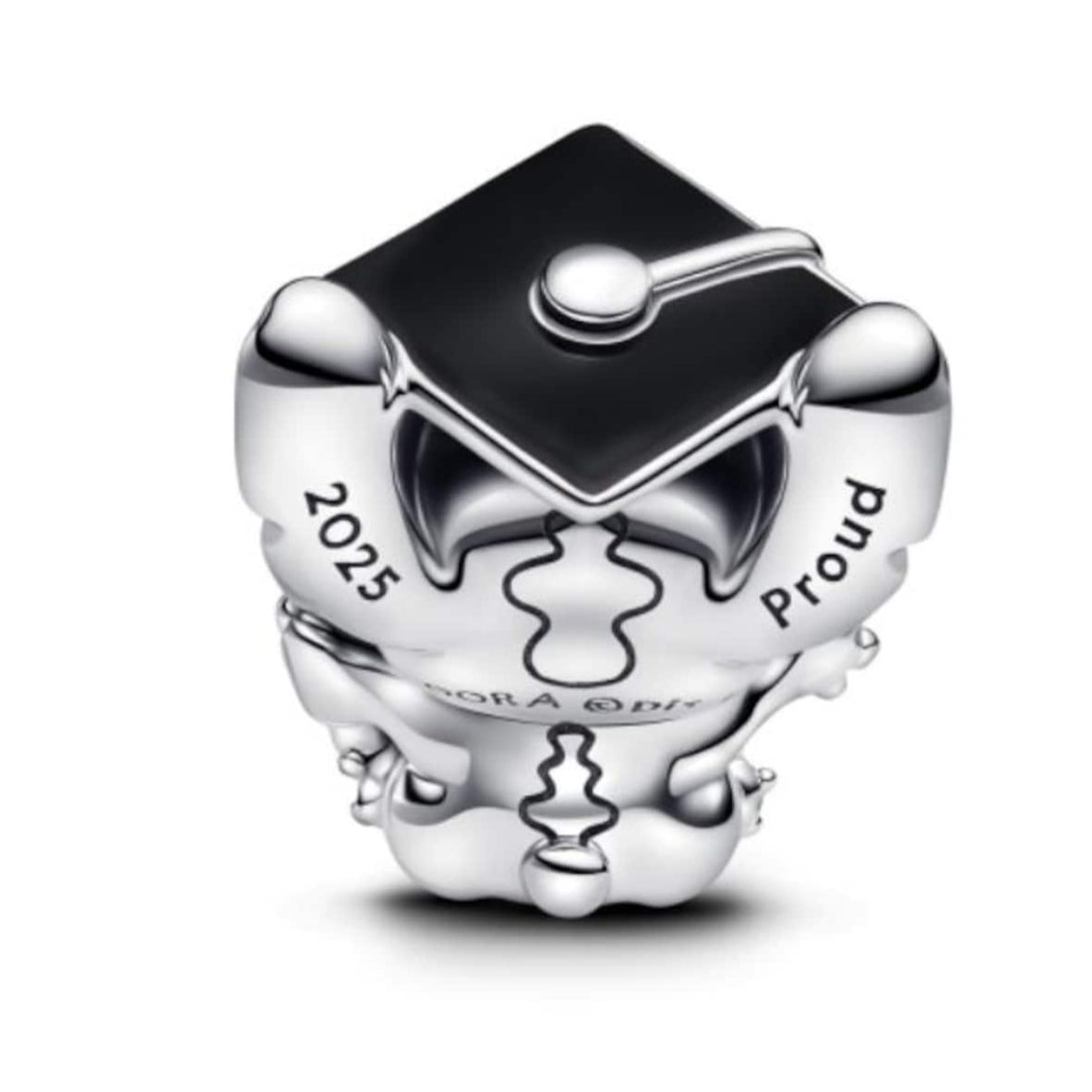 Disney Stitch Graduation Charm Hallmarked S925 Sterling Silver