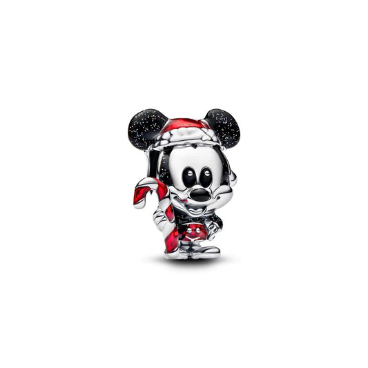 Disney X Pandora Mickey Mouse Holiday Charm Hallmarked S925 Sterling Silver