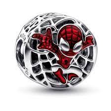 Marvel Spider Man Soaring City Charm Hallmarked S925 Sterling Silver