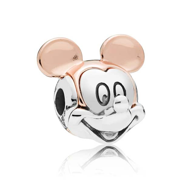 Disney Mickey Mouse Essence Charm Hallmarked S925 Sterling Silver