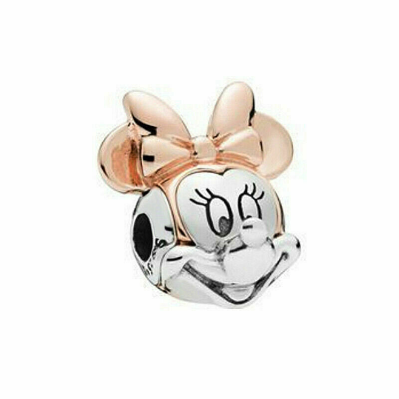 Disney Minnie Mouse Essence Charm Hallmarked S925 Sterling Silver