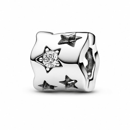 openwork seeing stars charm Hallmarked S925 Sterling Silver