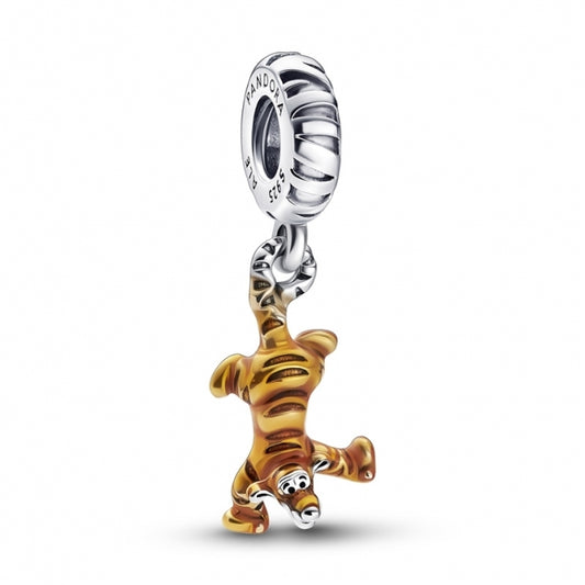 Disney Winnie the Pooh Tigger Dangle Charm Hallmarked S925 Sterling Silver