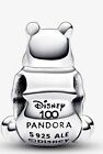 Disney 100th Anniversary Winnie the Pooh Charm Hallmarked S925 Sterling Silver