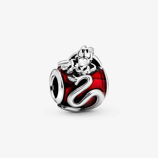 Disney Mulan Mushu Charm Hallmarked S925 Sterling Silver