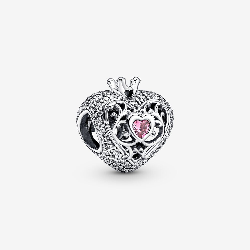 S925 Pansy Flowers Cute Caterpillar Cute Chick Butterfly Regal Crown Sterling Silver Charms Collection