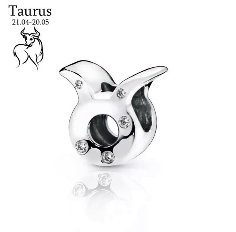 S925 Zodiac Sterling Silver Charm Collection