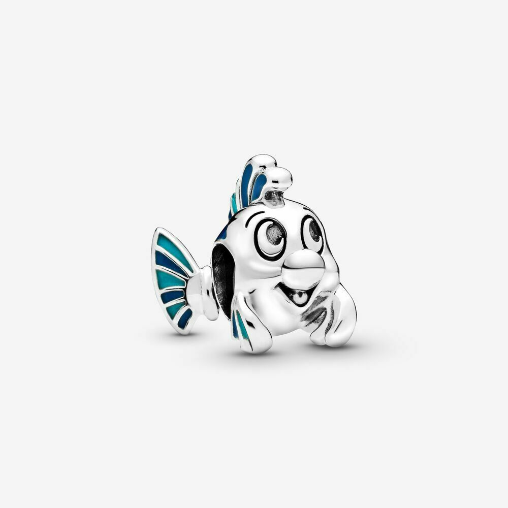 S925 Ocean Sea life Nemo Flounder Dolphin Sterling Silver Charms Collection