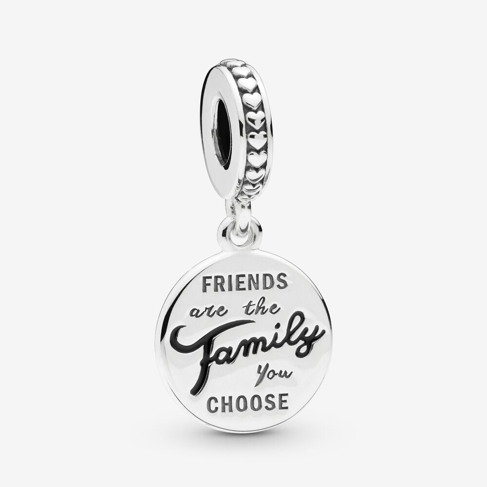 S925 Family Tree Mom Daughter Best Friend Angel Sterling Silver Charm Collection