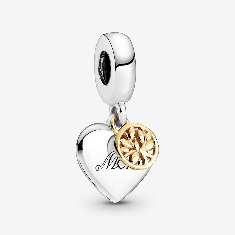 S925 Mom Mum Mother Dangle Sterling Silver Charm Collection