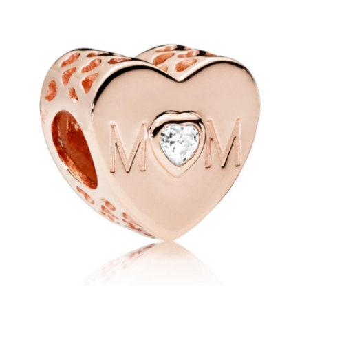 S925 Mother Mom Mum Heart Sterling Silver Charm Collection